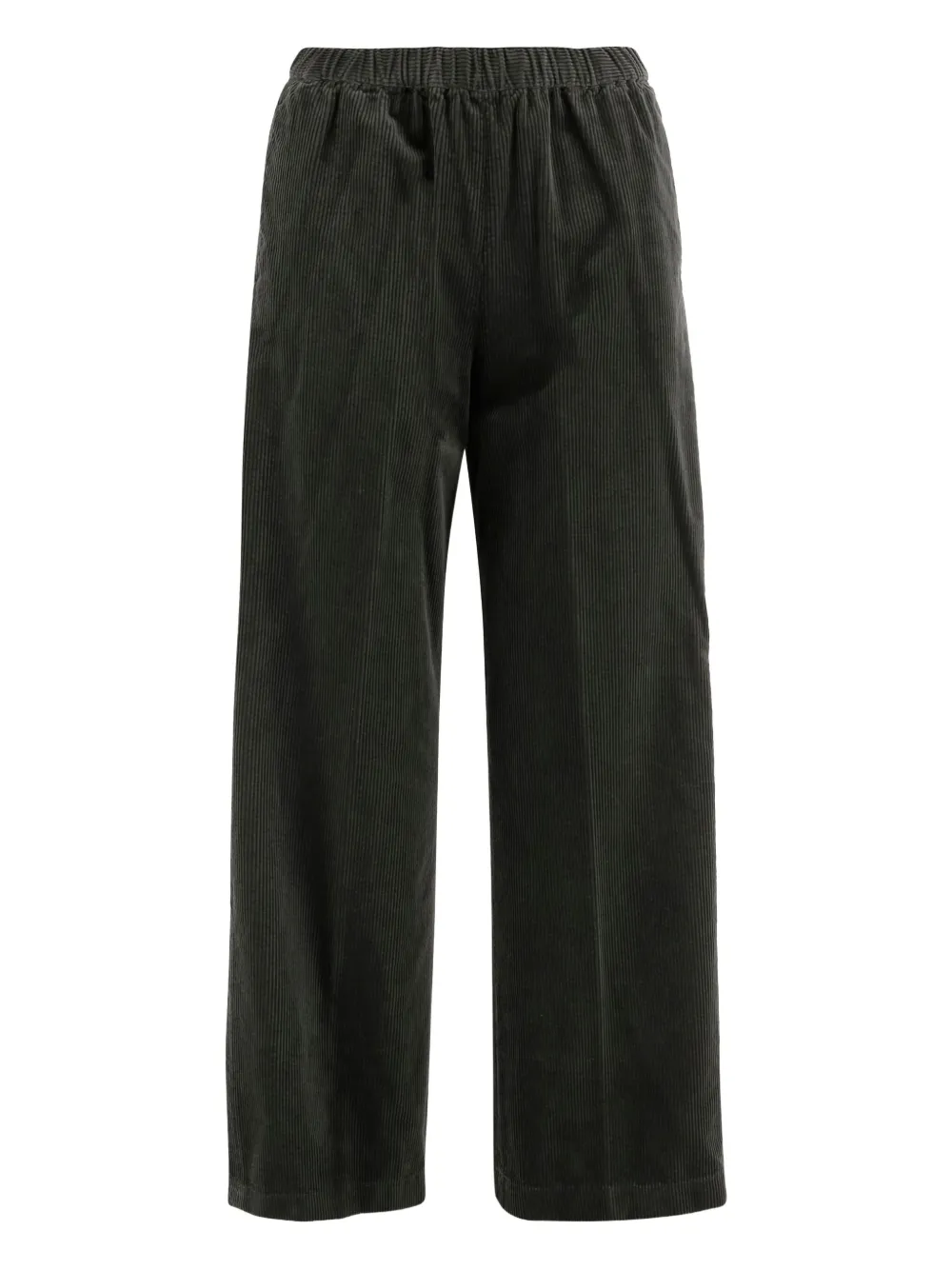 ASPESI elasticated-waist corduroy trousers Groen