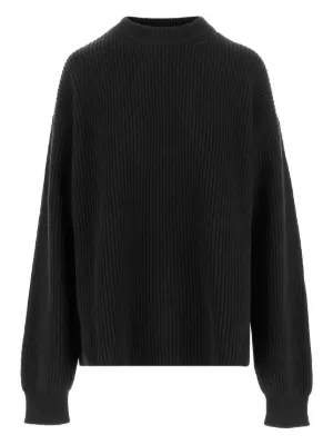 Balenciaga ケーブルニット セーター | ブラック | FARFETCH JP