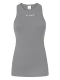 PINKO ribbed crew-neck top - Grey