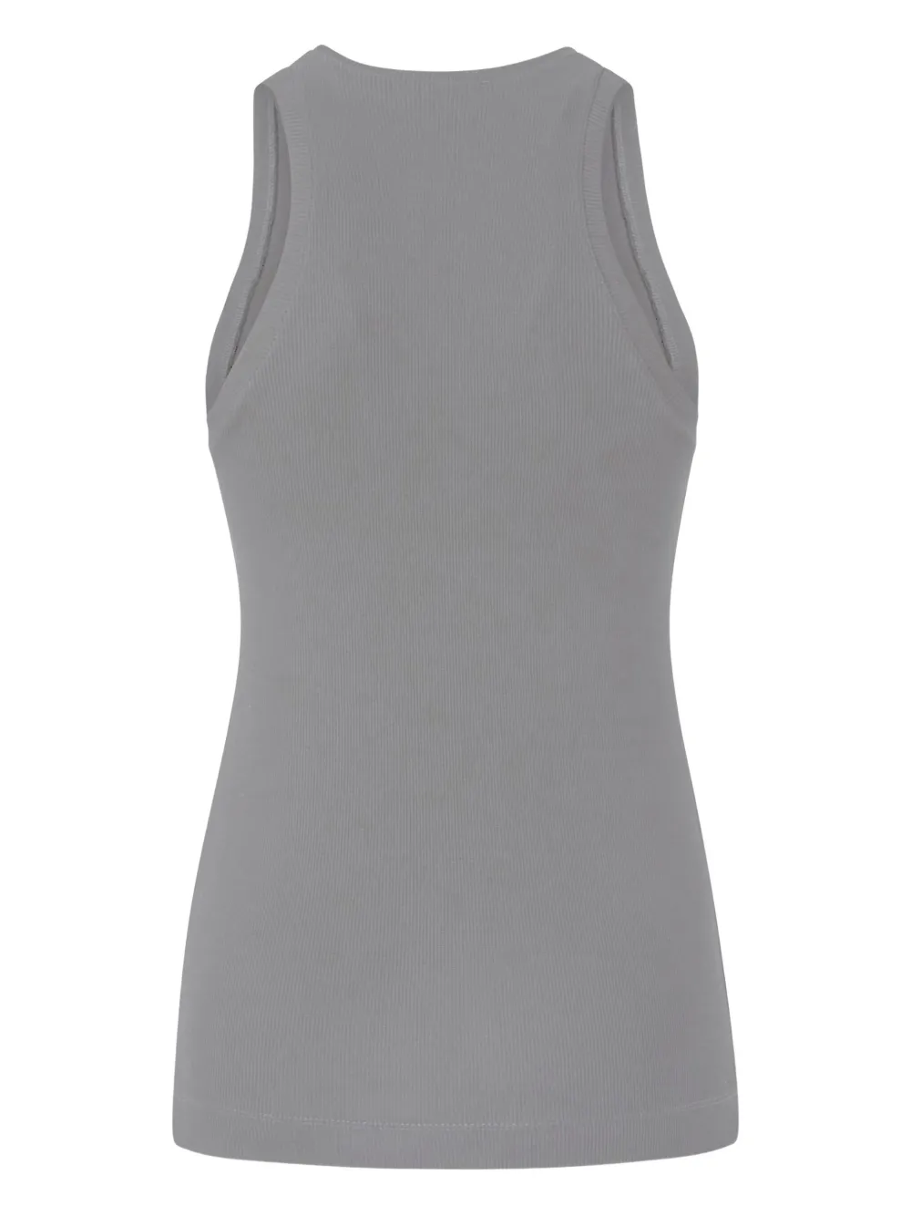 PINKO ribbed crew-neck top Grijs