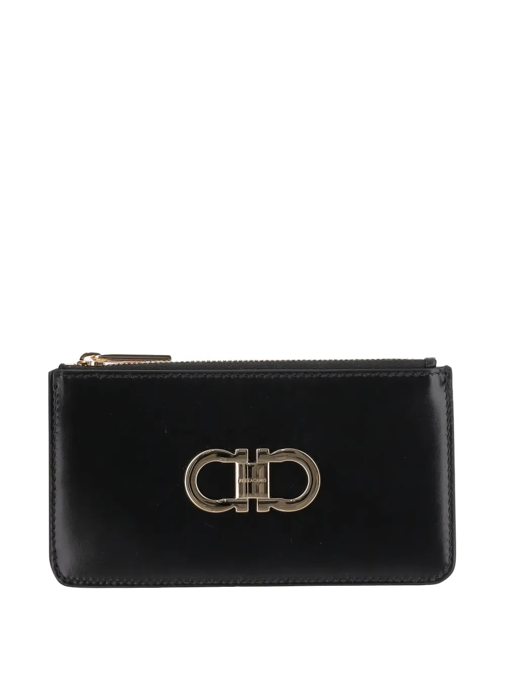 Ferragamo Gancini zip-around wallet Zwart