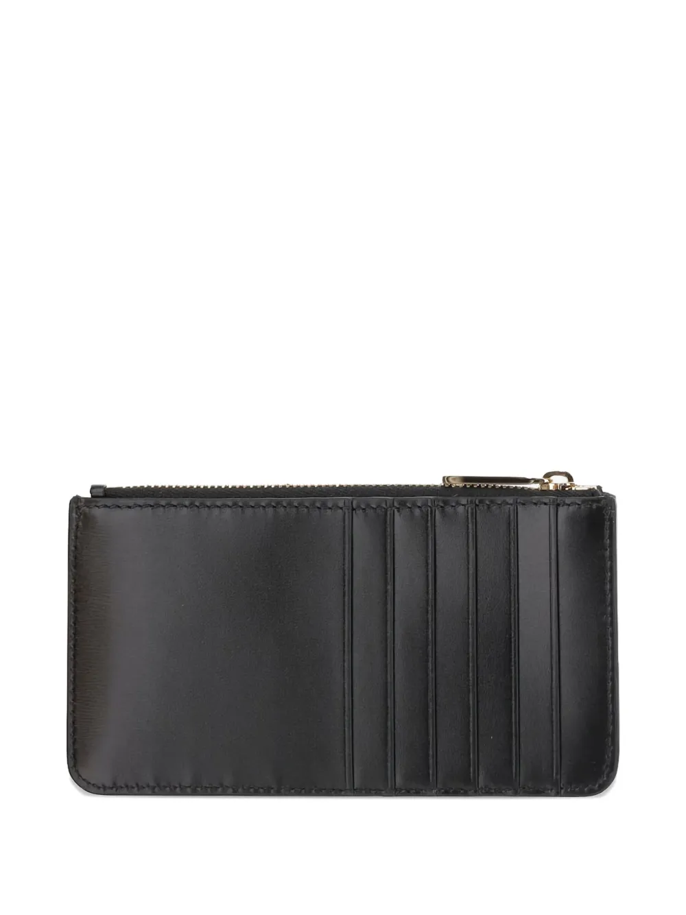 Ferragamo Gancini portemonnee met rits Zwart