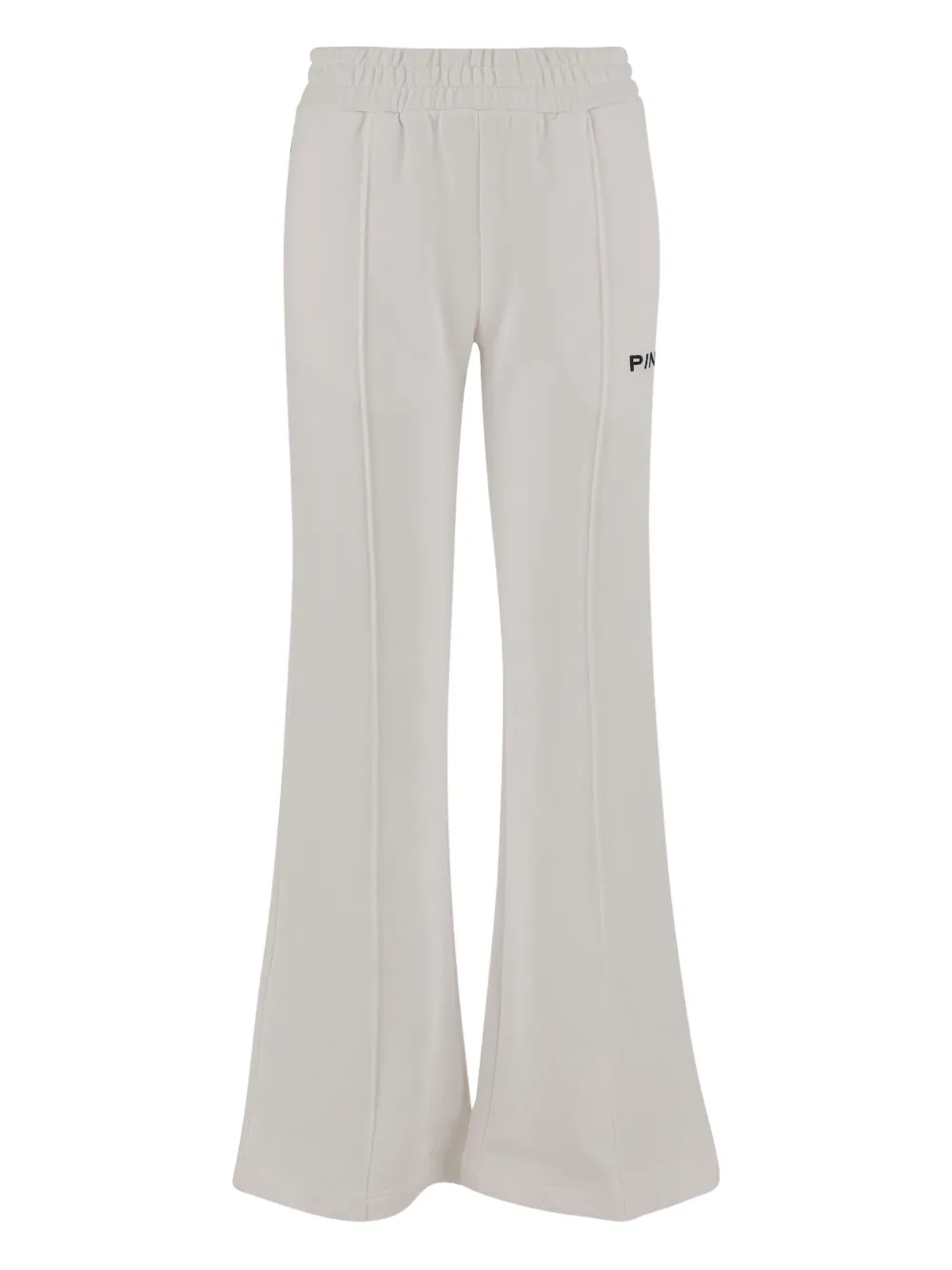 PINKO embroidered elasticated trousers Beige
