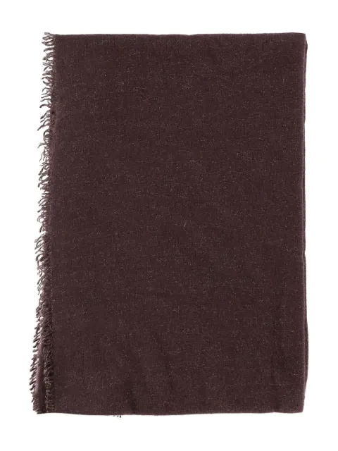 Faliero Sarti glitter frayed scarf