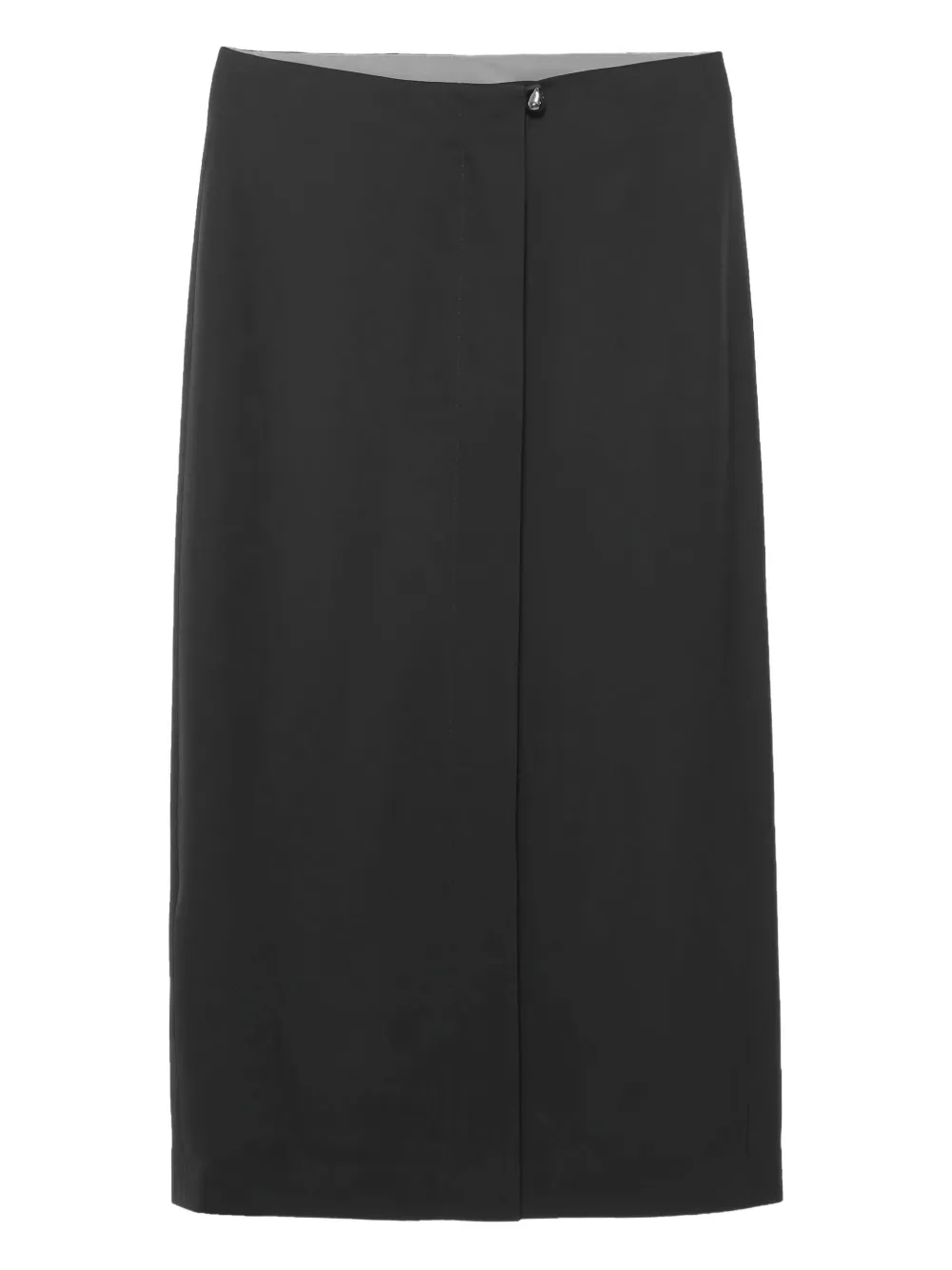 Carven centre-front button midi skirt Zwart