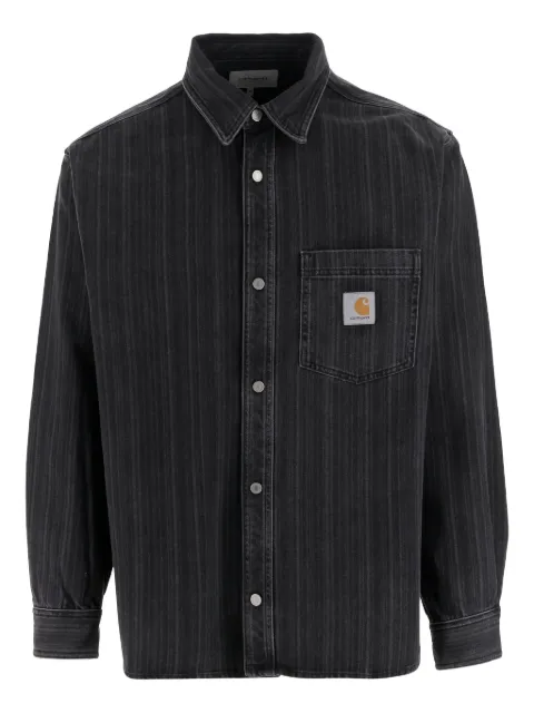 Carhartt WIP stripe-pocket cotton shirt
