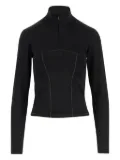 PINKO high-neck half-zip sweatshirt - Black