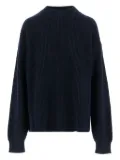 Jil Sander ribbed crewneck sweater - Blue
