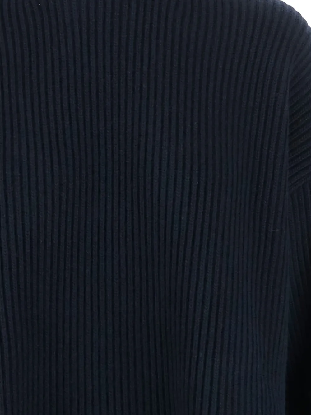 Jil Sander ribbed crewneck sweater Blauw