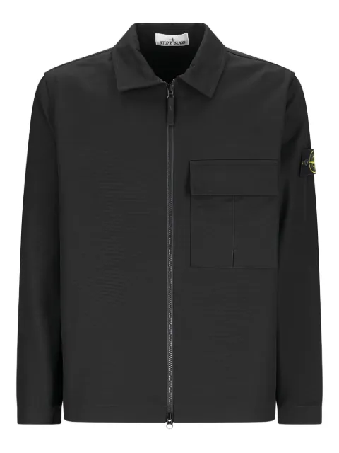 Stone Island zip-fastening pocket shirt jacket