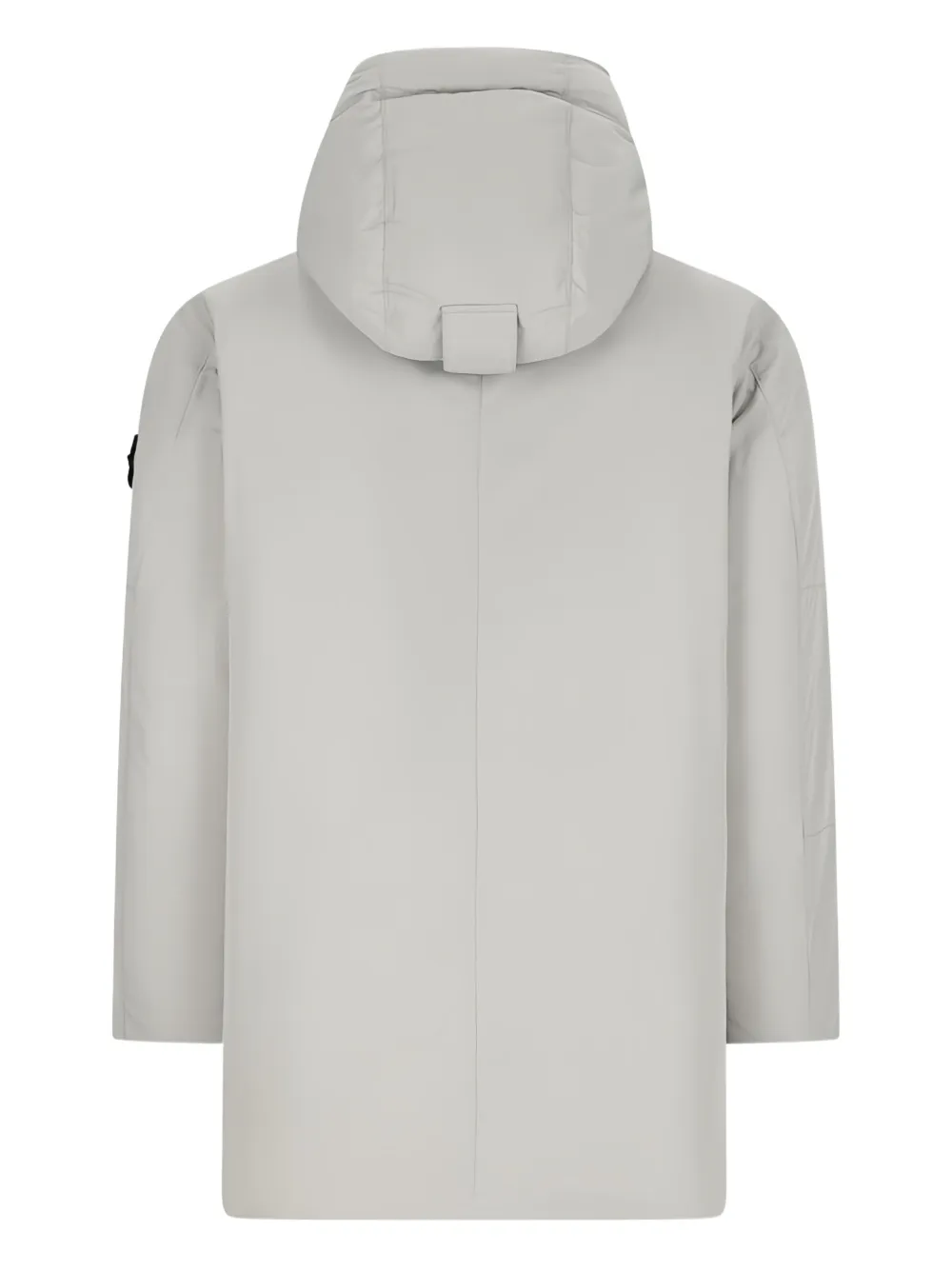 Stone Island hooded parka coat Grijs