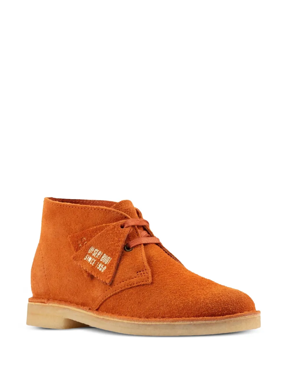 Clarks Originals "Ginger Suede" desert boots Orange