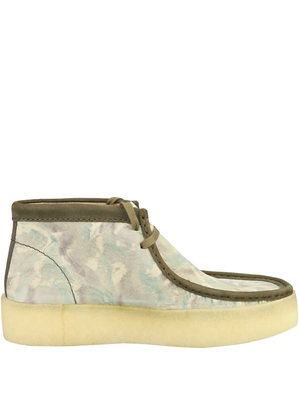 Clarks Originals Wallabee Cup Bt "GREEN CAMOUFLAGE" boots