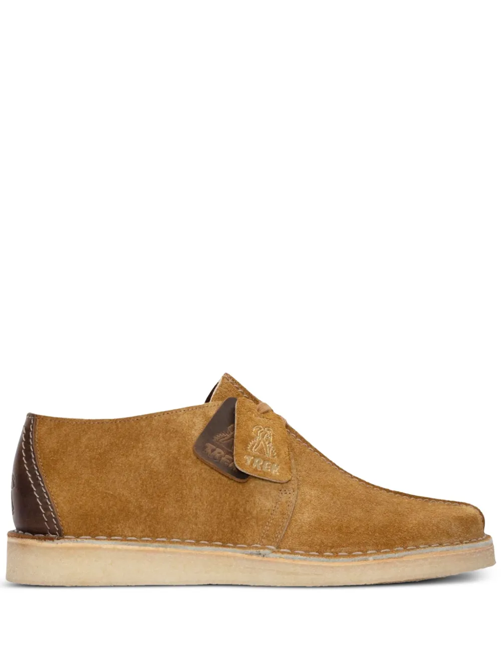 Clarks Originals Trek "Oak Hairy Suede" desert boots Neutrals