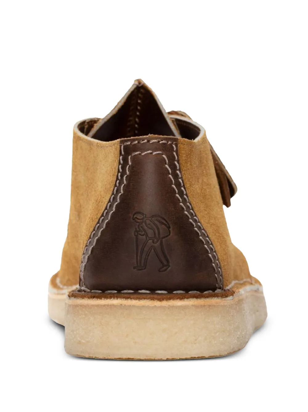 Clarks Originals Trek "Oak Hairy Suede" desert boots Neutrals