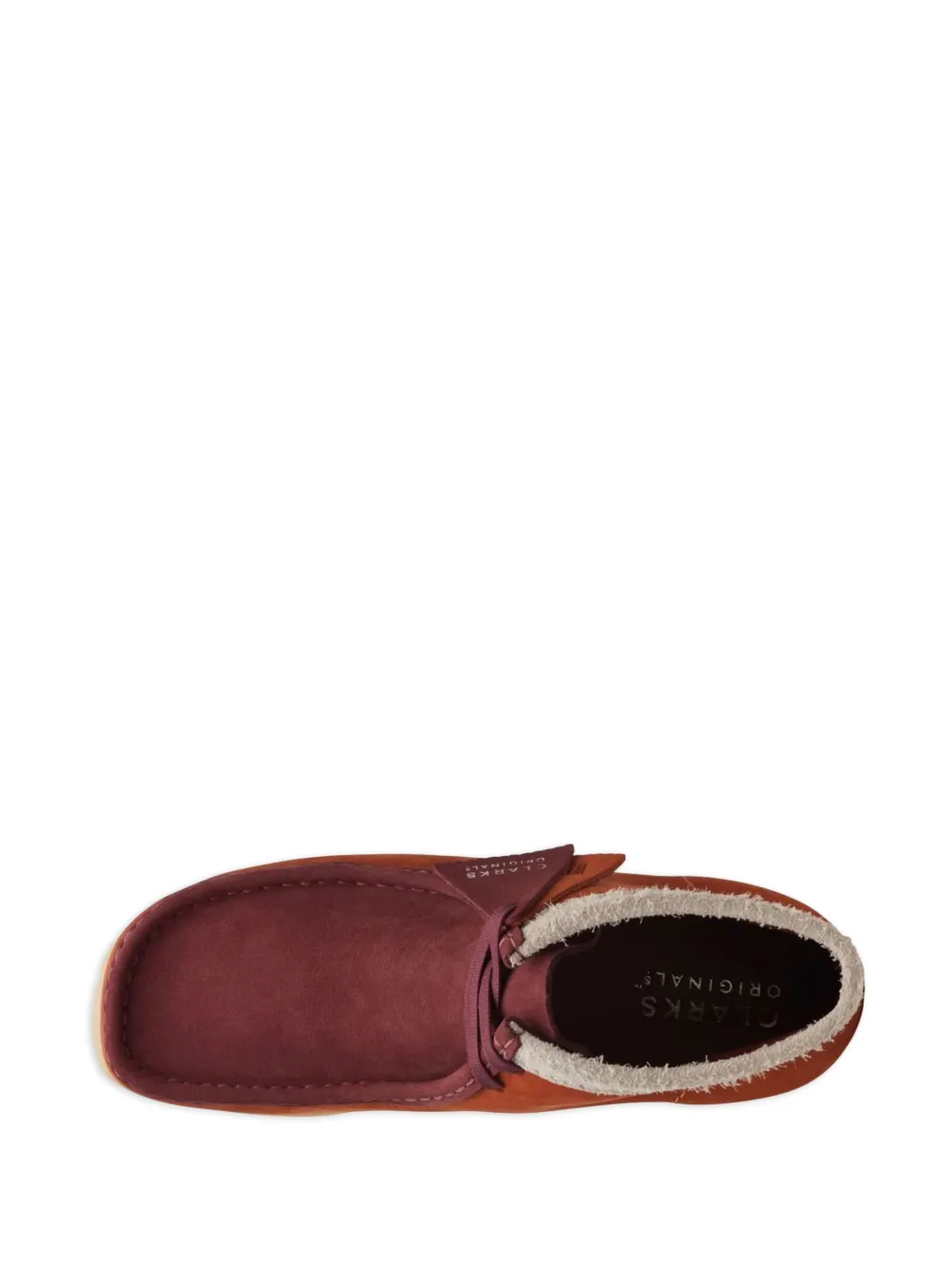 Clarks Originals Wallabee "DARK ORANGE COMBINATION" desert boots