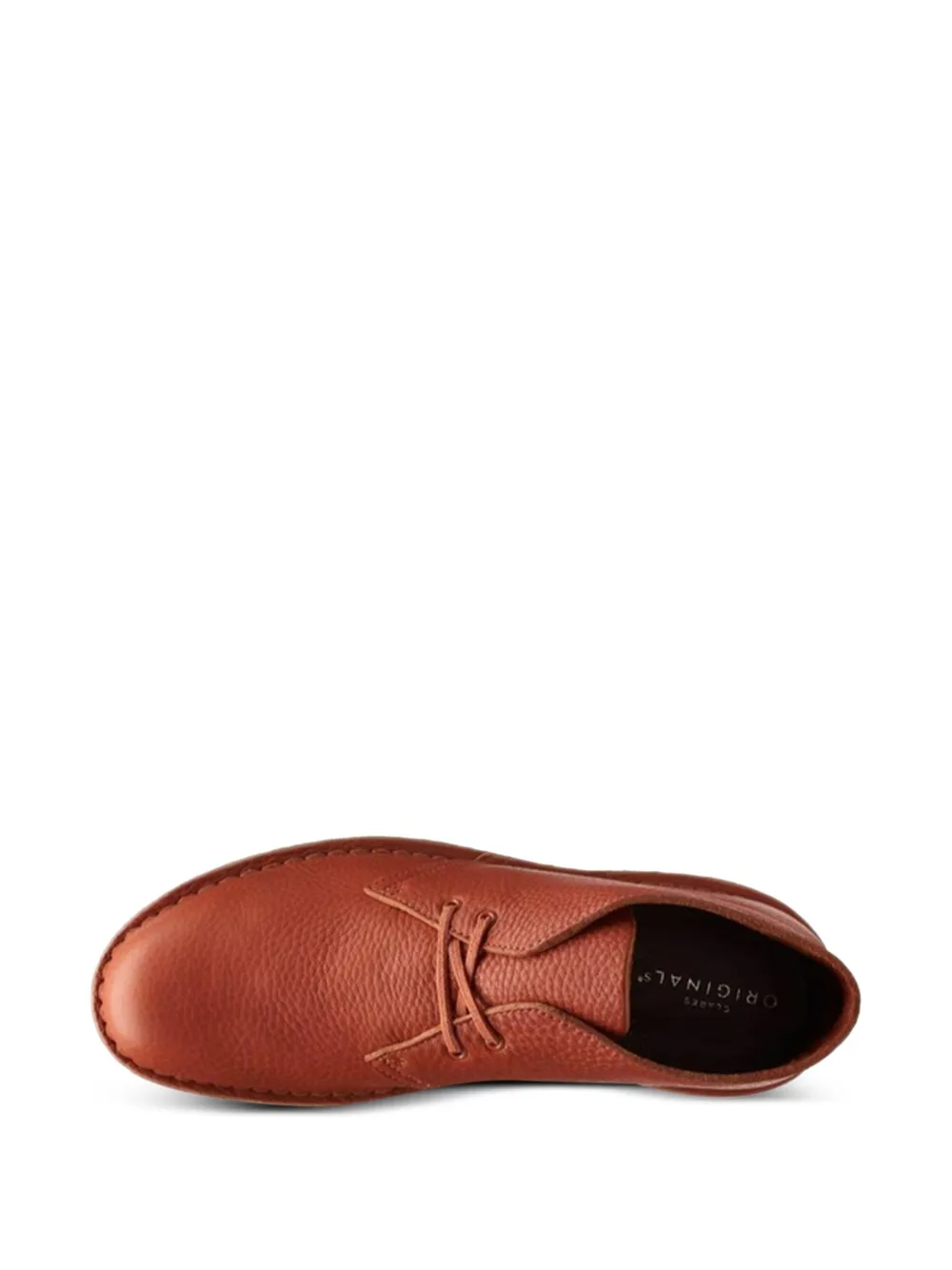 Clarks Originals leather desert boots Orange