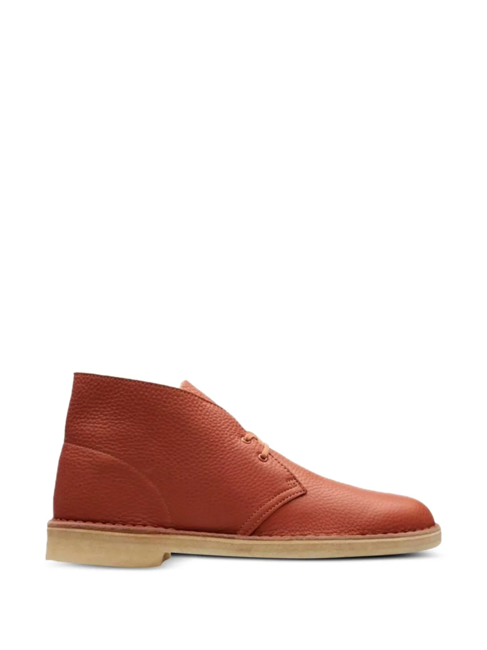 Clarks Originals leather desert boots Orange