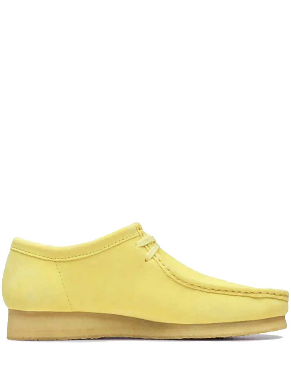 Clarks Originals suede lace-up shoes Yellow