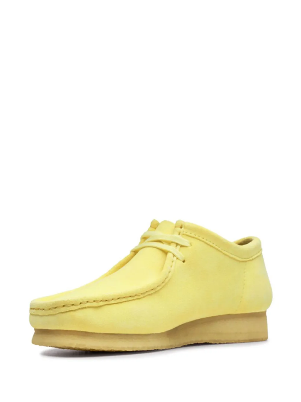 Clarks Originals suede lace-up shoes Yellow