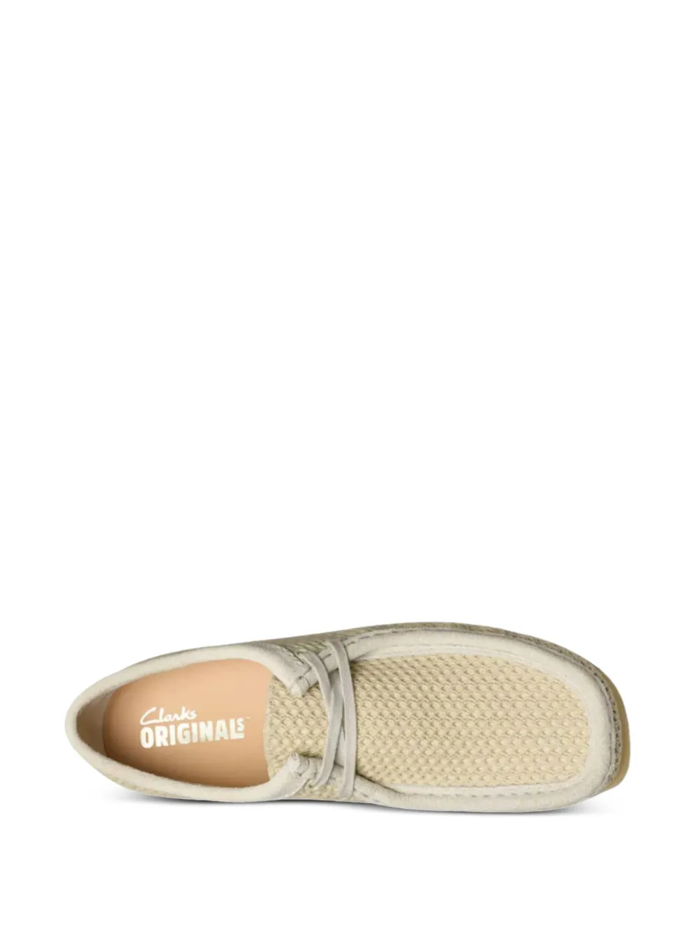 Clarks Originals Wallabee "OFF WHITE MESH" desert boots Neutrals