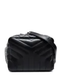 Saint Laurent Pre-Owned 2010-2014 quilted leather crossbody bag - Black