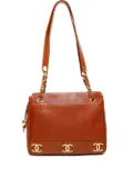 CHANEL Pre-Owned 1994-1996 Triple Coco shoulder bag - Brown