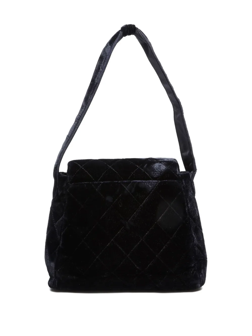 CHANEL Pre-Owned 1996-1997 velvet turn-lock CC-mark shoulder bag | Pre-Owned | Image 2
