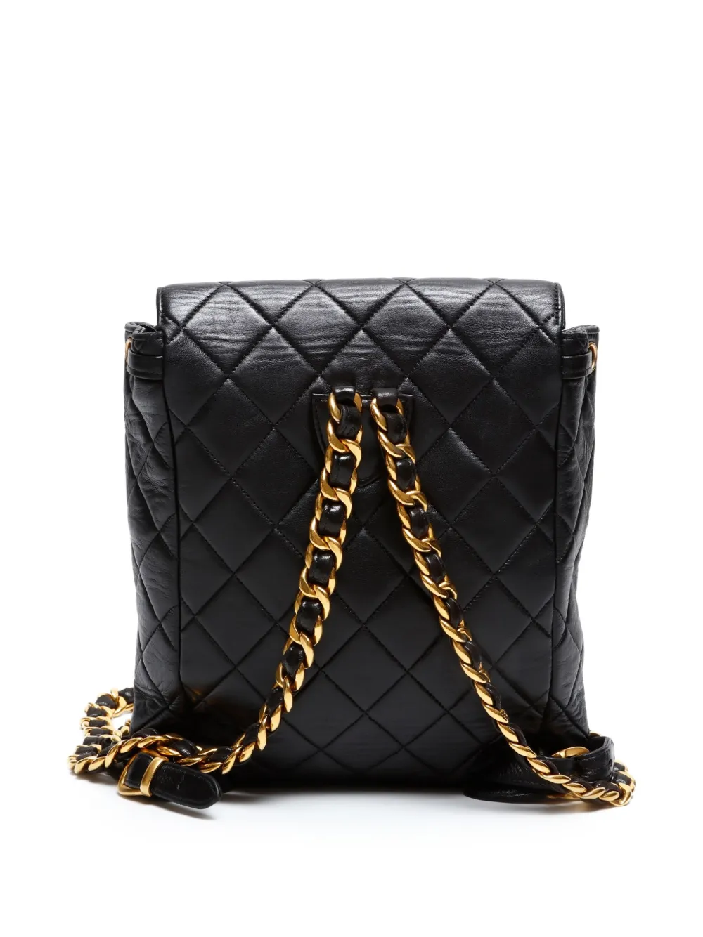 CHANEL Pre-Owned 1991-1994 CC-Mark turn-lock quilted backpack | Pre-Owned | Image 2