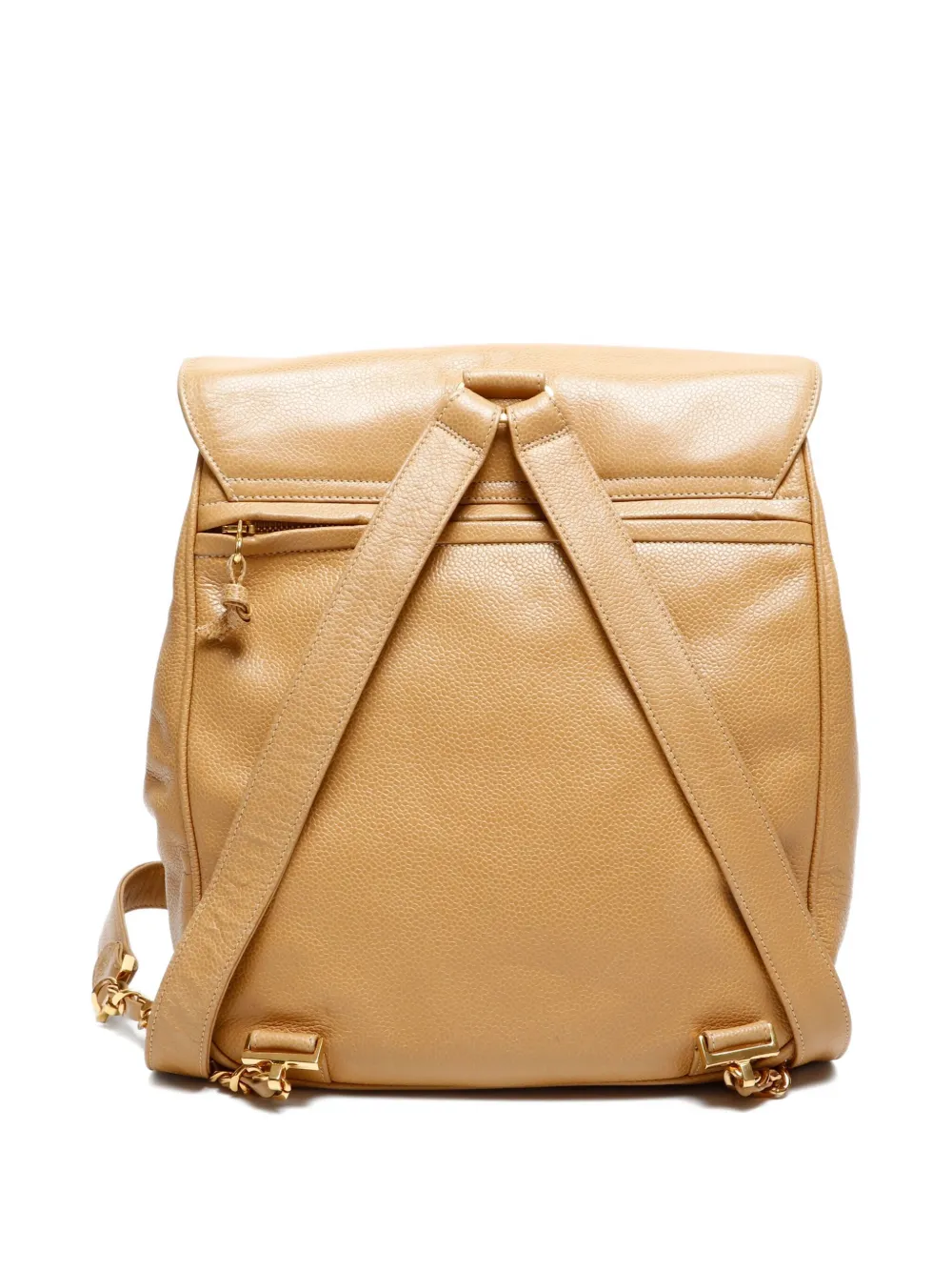 CHANEL Pre-Owned 1994-1996 CC-mark turn-lock leather backpack | Pre-Owned | Image 2
