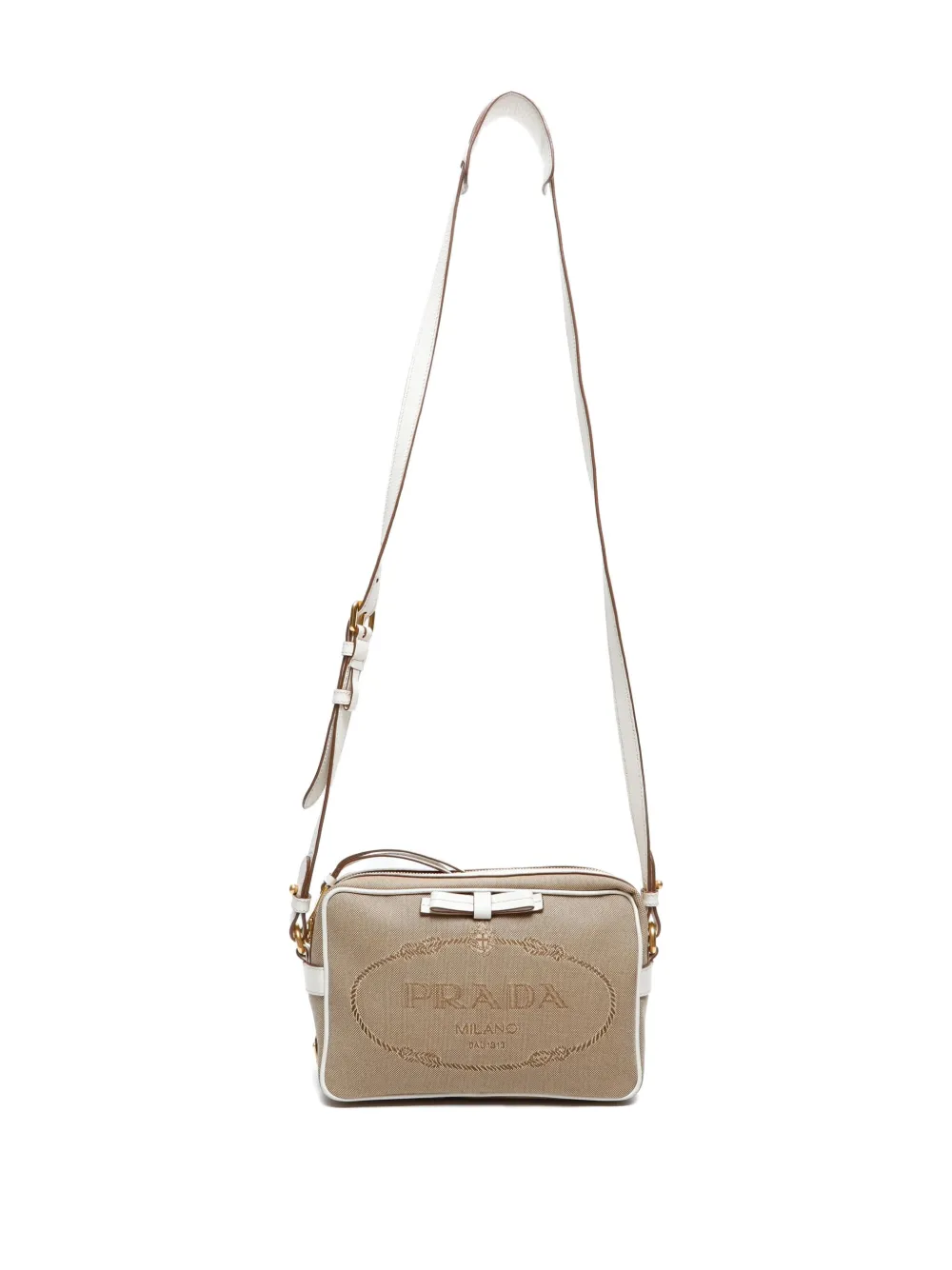Prada Pre-Owned 2010s logo-jacquard shoulder bag | Image 2