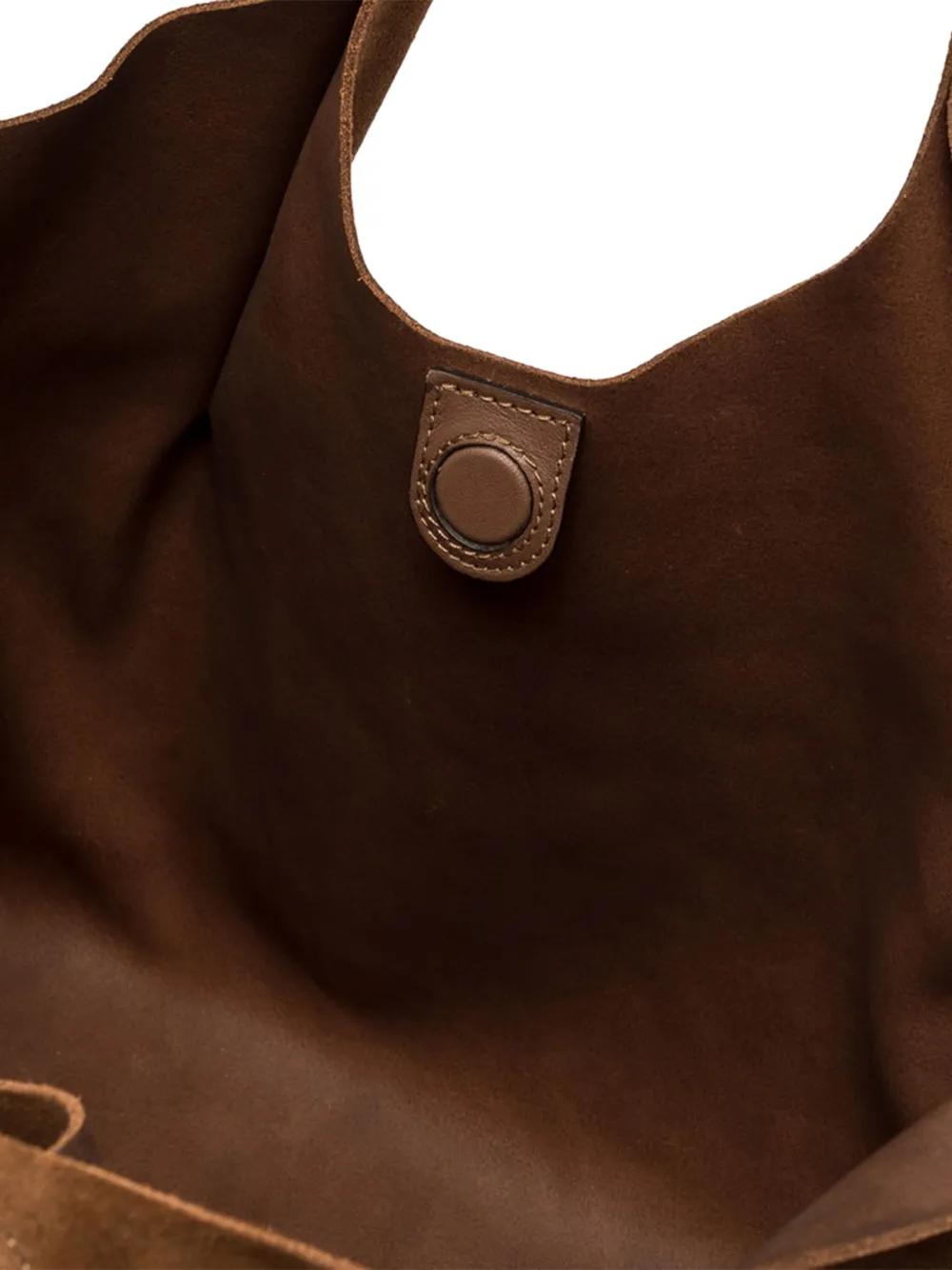 GIANNI CHIARINI Dua suede leather shoulder bag Bruin