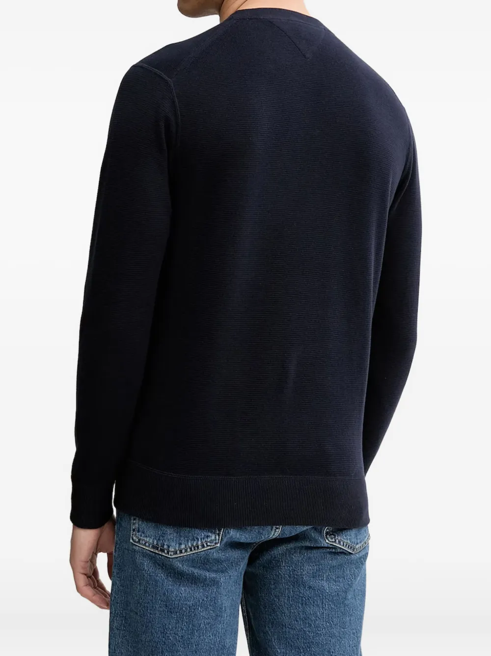 Tommy Hilfiger logo-print sweatshirt - Blauw
