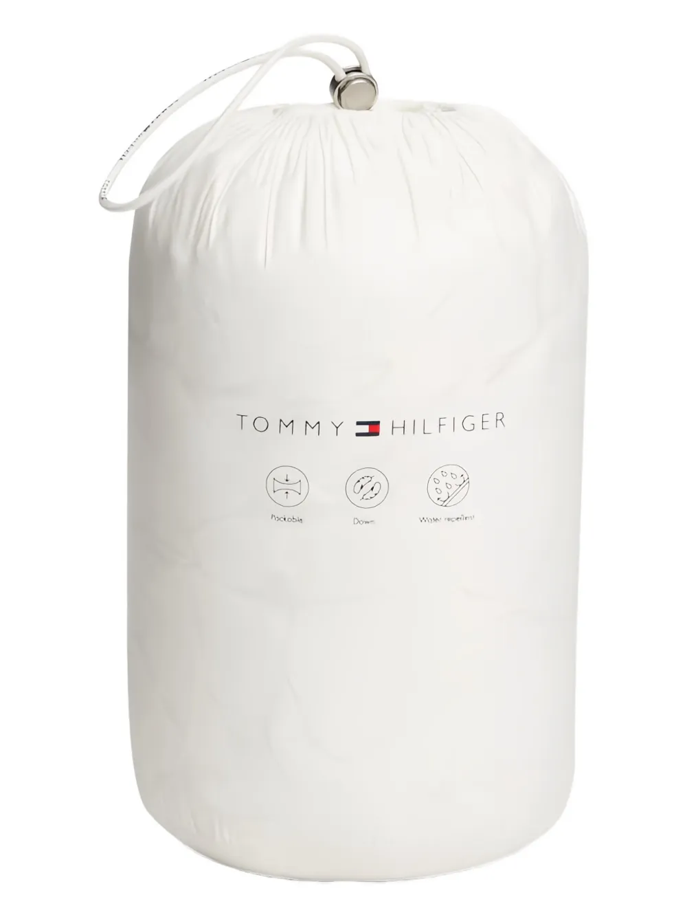 Tommy Hilfiger Hooded Quilted Jacket In White