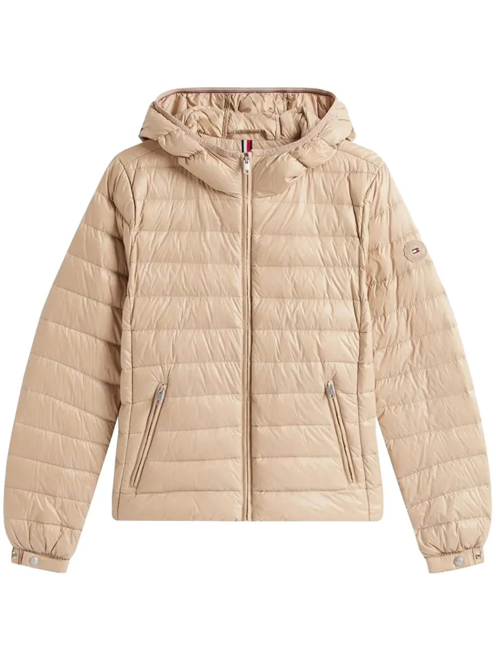 Tommy Hilfiger hooded quilted jacket - Bianco