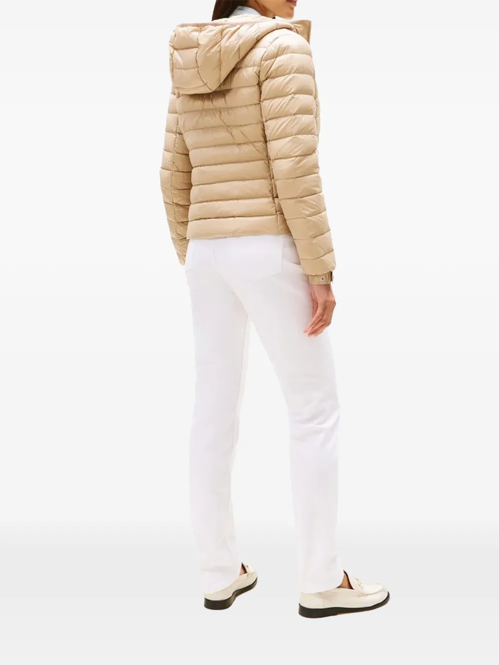  Tommy Hilfiger Hooded Quilted Jacket - Neutrals 
