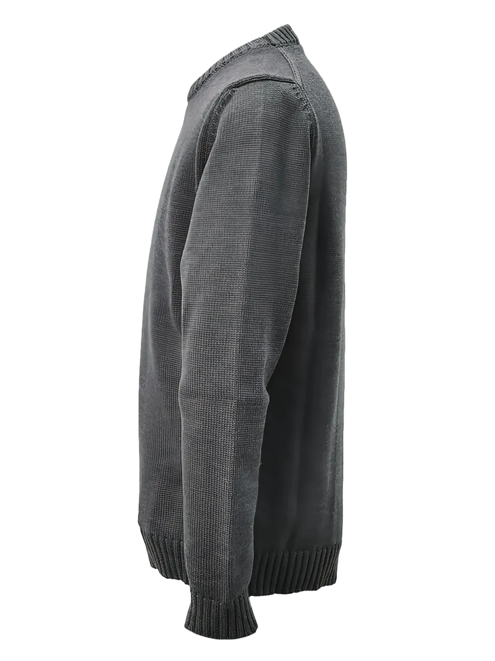 Zanone ribbed crew-neck sweater - Grijs
