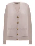 Balmain button-detailed patch-pocket cardigan - Neutrals