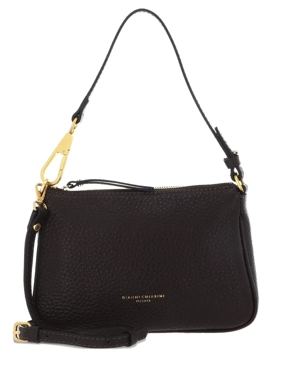 GIANNI CHIARINI Brooke medium leren shopper Zwart