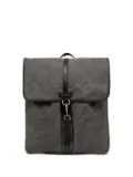 GIANNI CHIARINI leather-trimmed canvas backpack - Grey