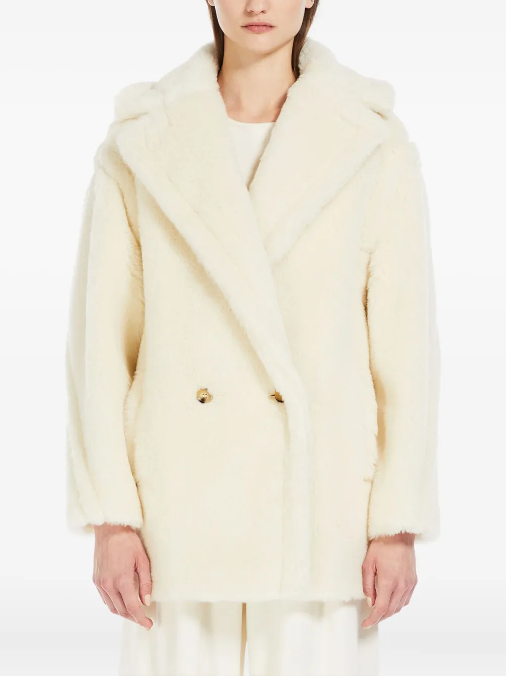 Max Mara double-breasted jacket | Faux Fur & Shearling Jackets | Image 2