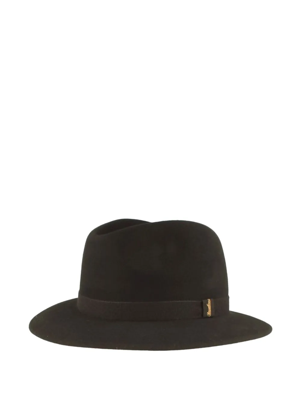 Borsalino ribbon fedora hat - Zwart