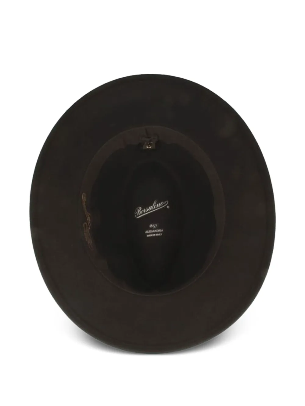 Borsalino Fedora hoed met strik Zwart