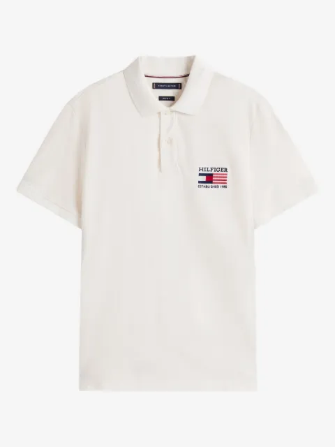 Tommy Hilfiger playera tipo polo con bandera del logo