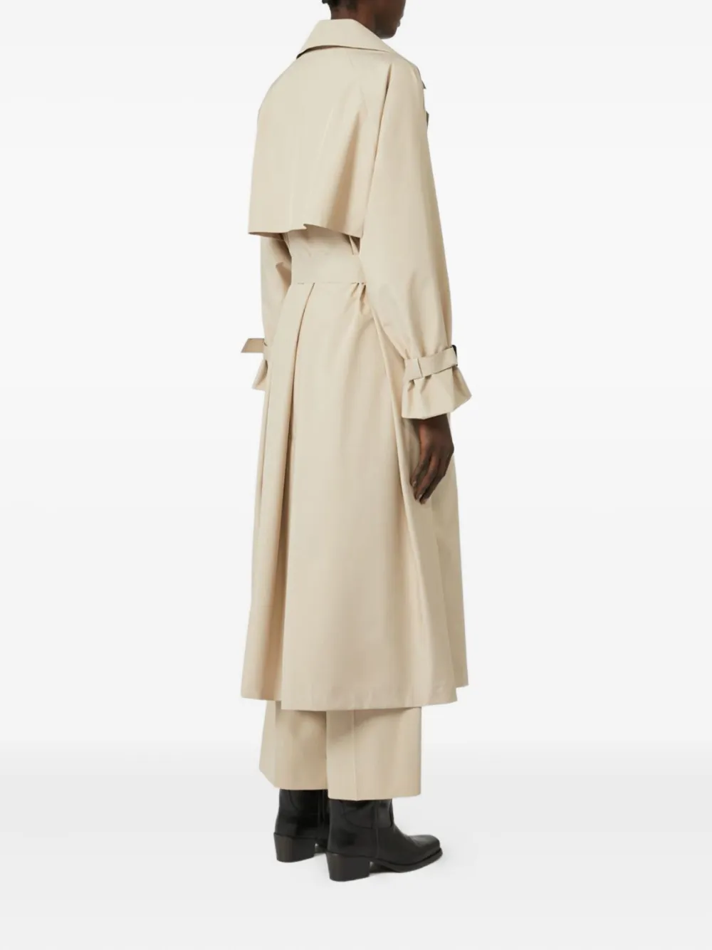 Weekend Max Mara Belted-cuff Detail Trench Coat In Neutral