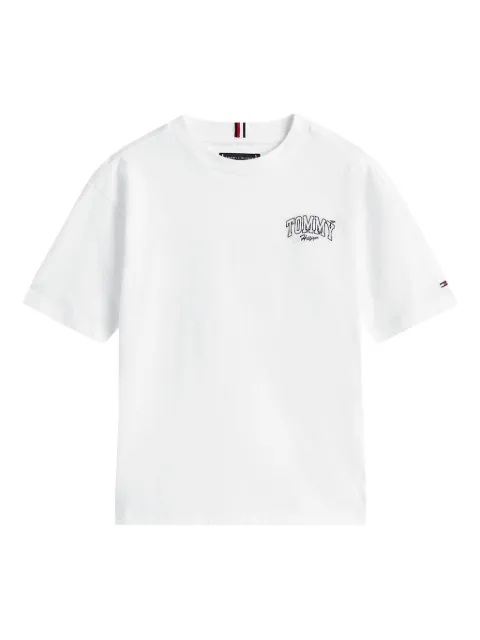 Tommy Hilfiger Junior logo-embroidered T-shirt