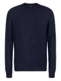 Giorgio Armani textured sweater - Blue