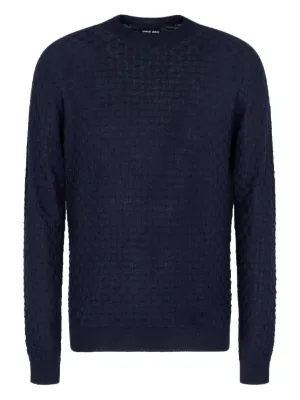 ジョルジオアルマーニ　ニット GIORGIO ARMANI/ジョルジオ アルマーニ_Men通販 | クルーネック