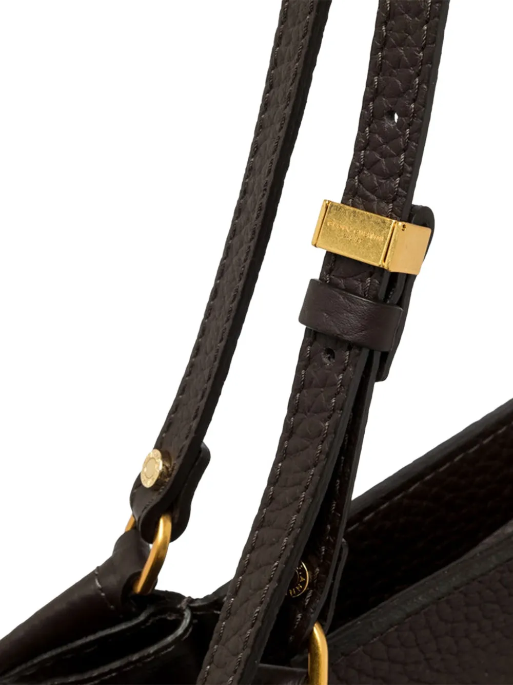 GIANNI CHIARINI Bloom leather shoulder bag Zwart