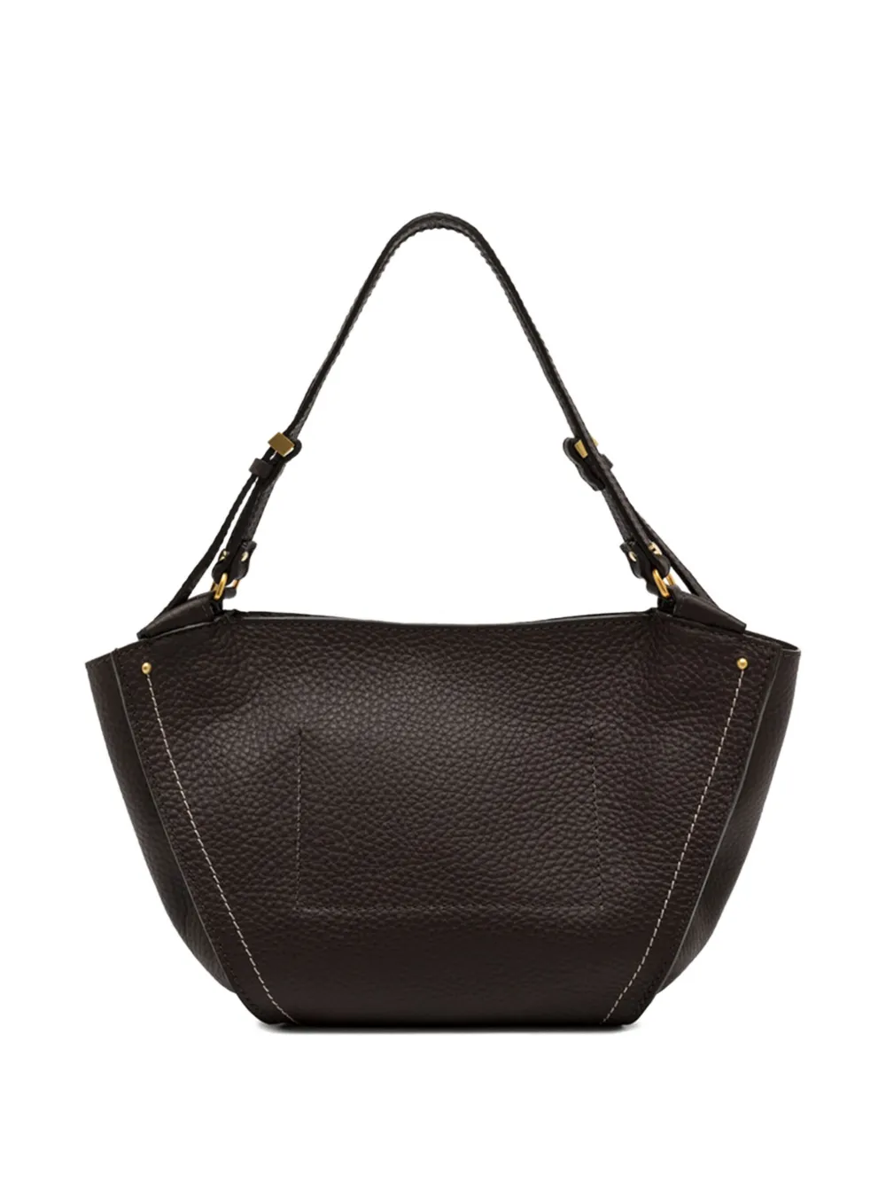 GIANNI CHIARINI Bloom leather shoulder bag Zwart
